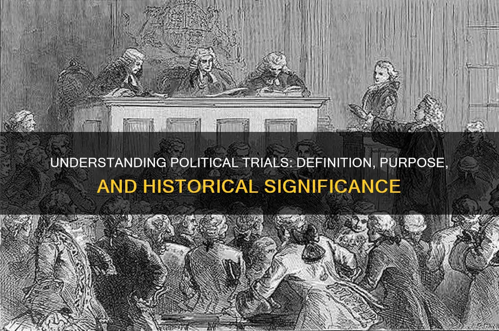 what is a political trial