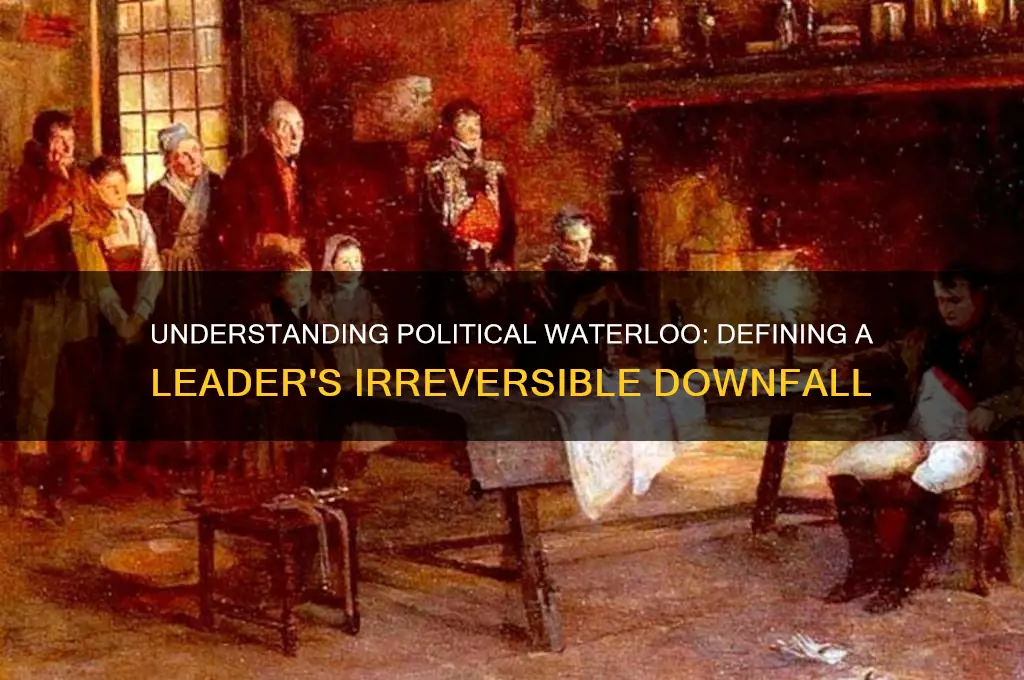 what is a political waterloo