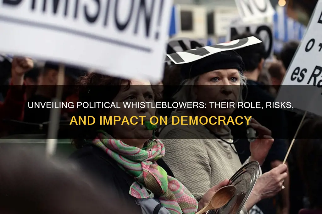 what is a political whistleblower