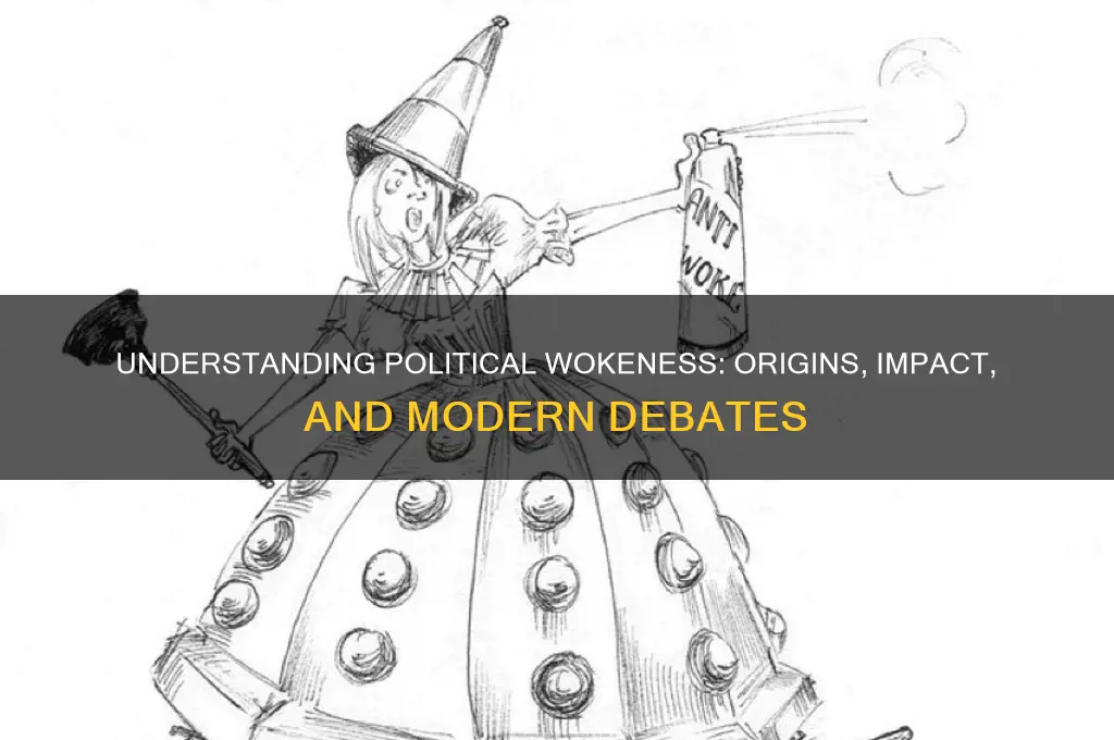 what is a political woke