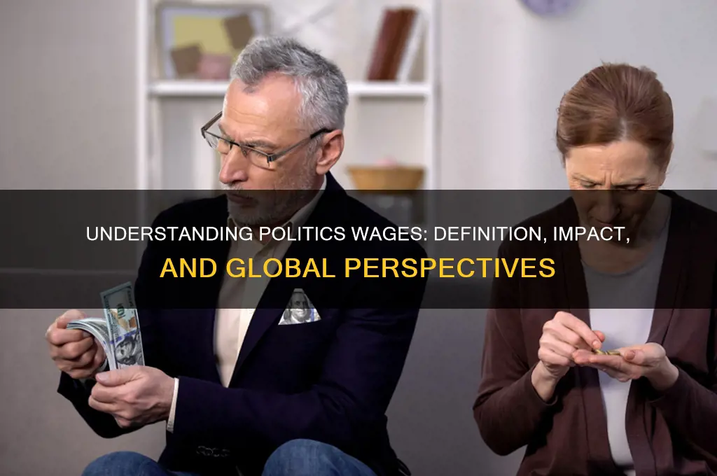 what is a politics wages