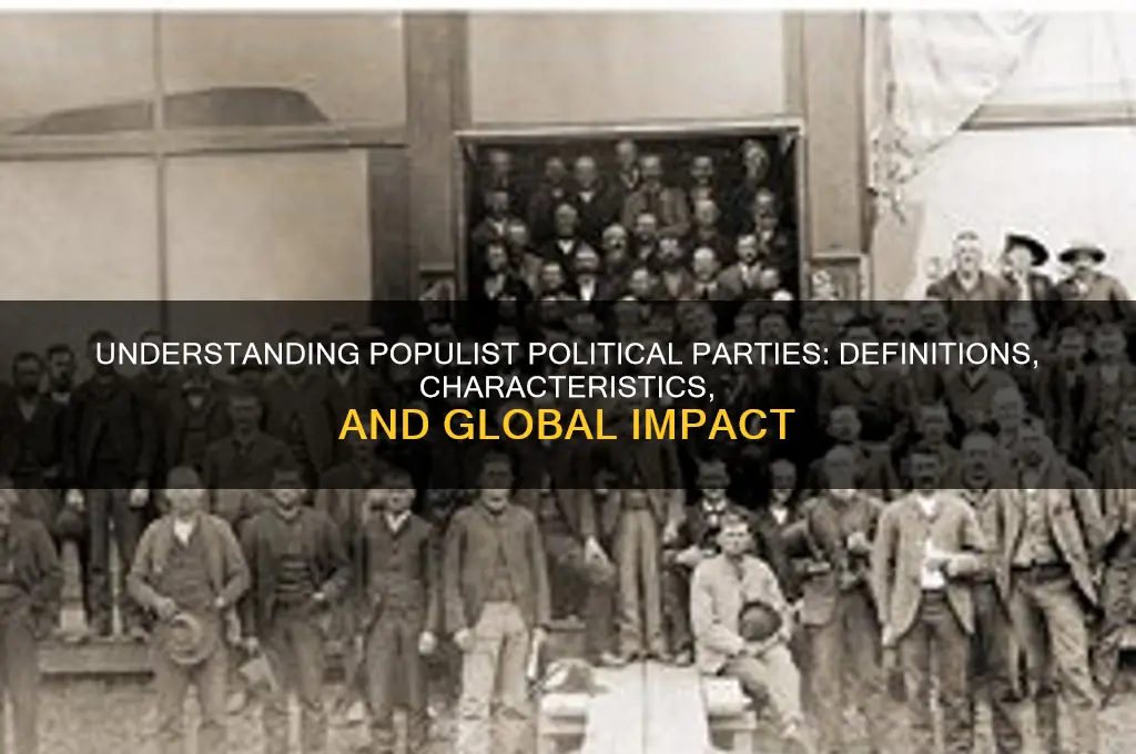 what is a populist political party