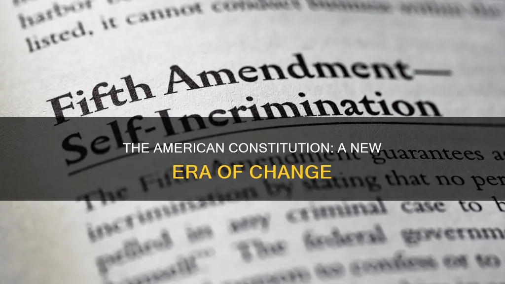 what is a probable shift in american constitution