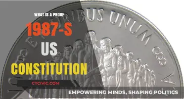 Exploring the 1987-S US Constitution Proof