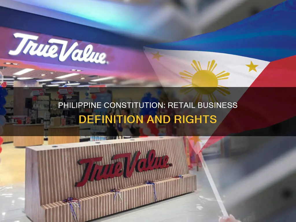 what is a retail business in philippines constitution