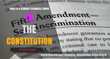 Constitutional Crisis: Technical Error's Impact