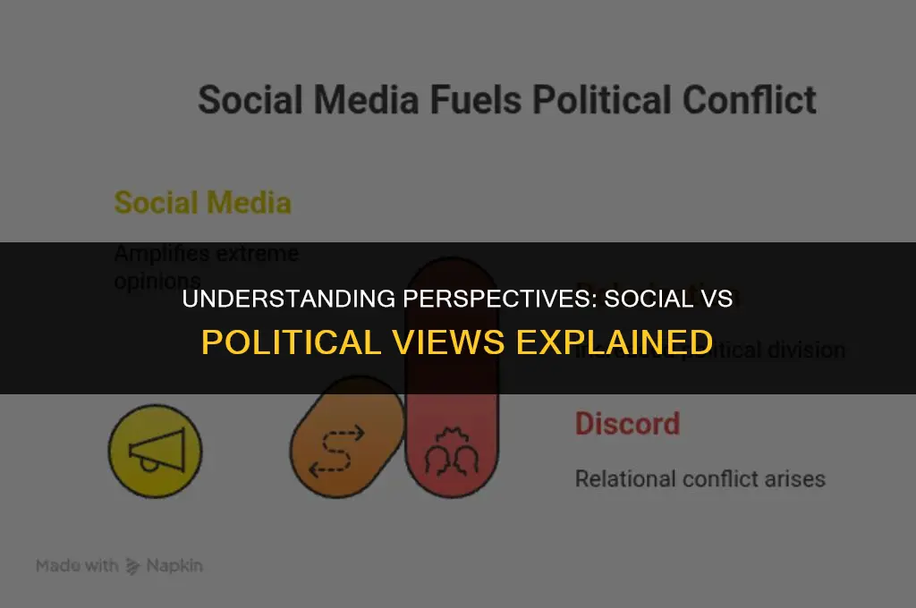 what is a social view vs a political view