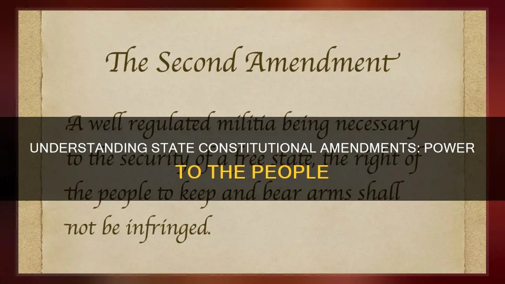 what is a state constitutional amendment