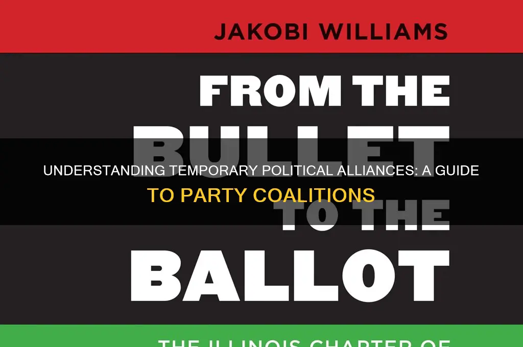 what is a temporary alliance of political parties