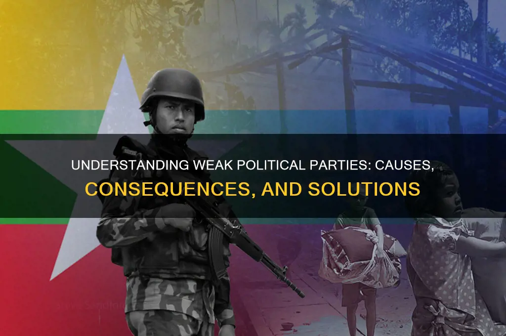 what is a weak political party