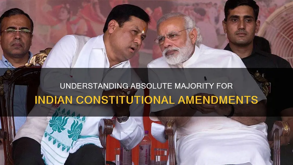 what is absolute majority in indian constitution