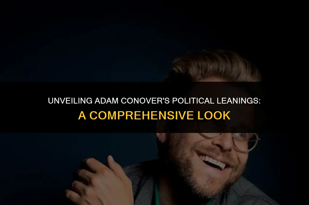 what is adam conovers political affiliation