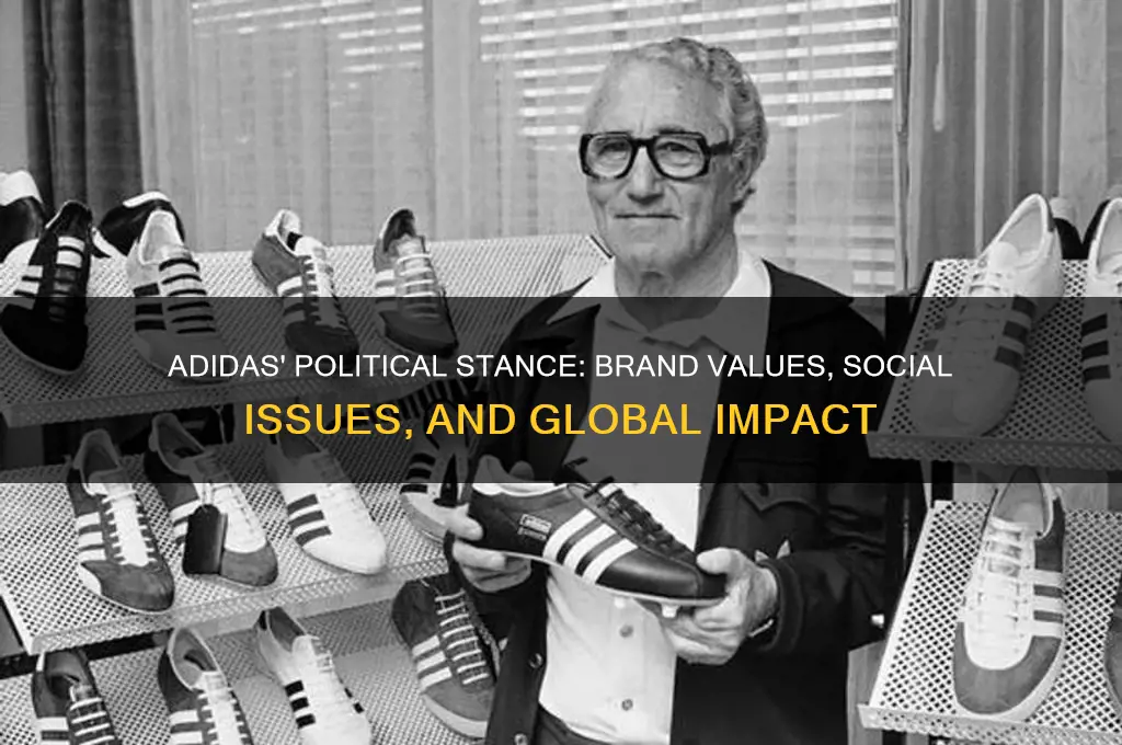 what is adidas political stance