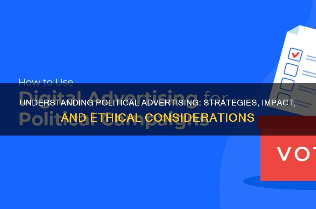 what is advertising in politics