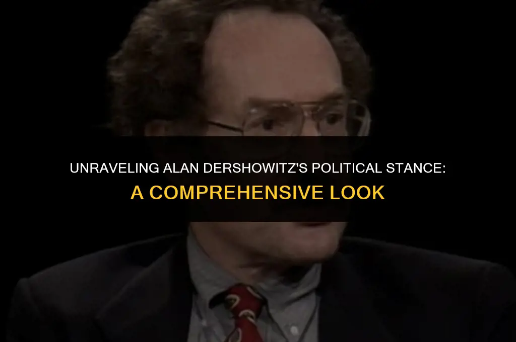 what is alan dershowitz political affiliation