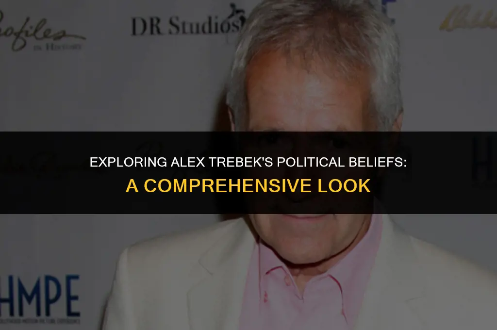 what is alex trebek political affiliation