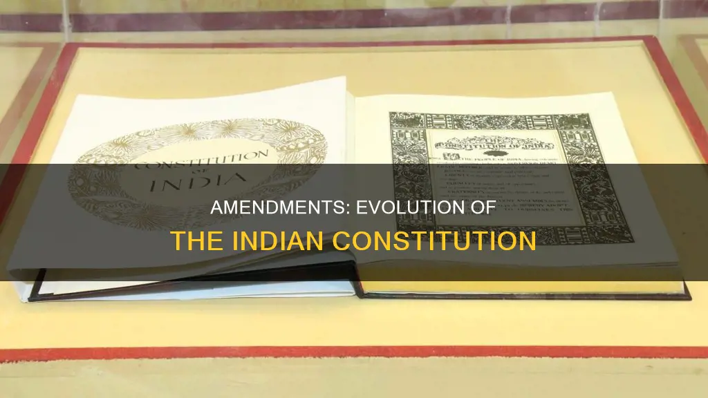 what is amendments in indian constitution