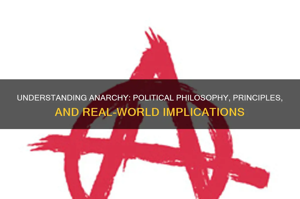 what is anarchy in politics