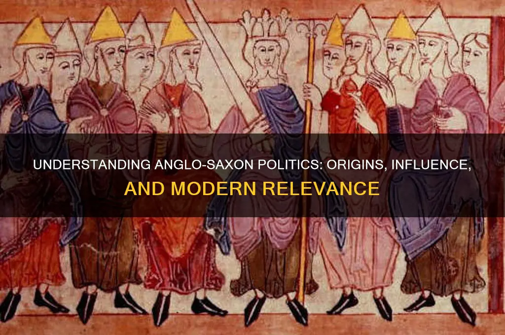 what is anglo saxon politics