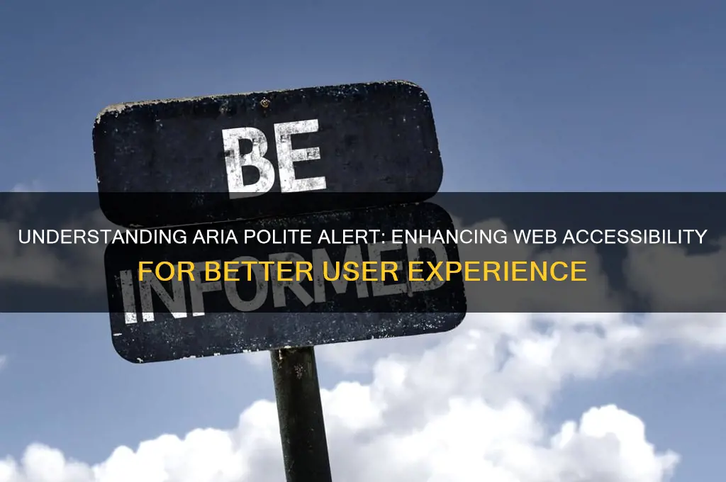what is aria polite alert
