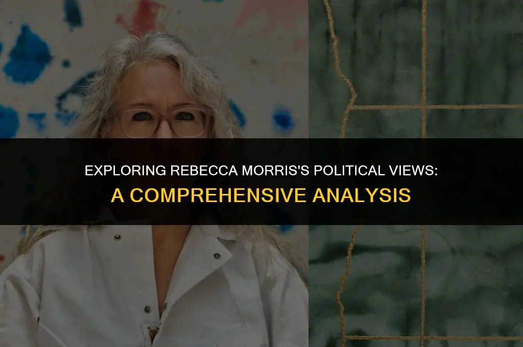 what is author rebecca morris political affiliation