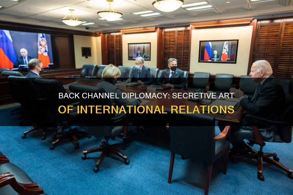 what is back channel diplomacy