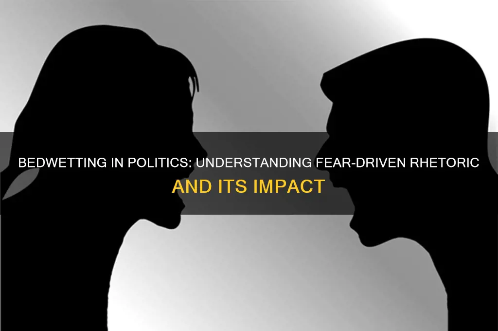 what is bedwetting in politics
