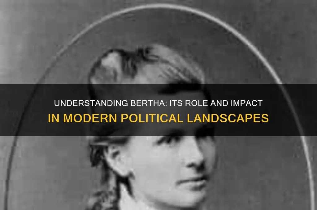 what is bertha in politics