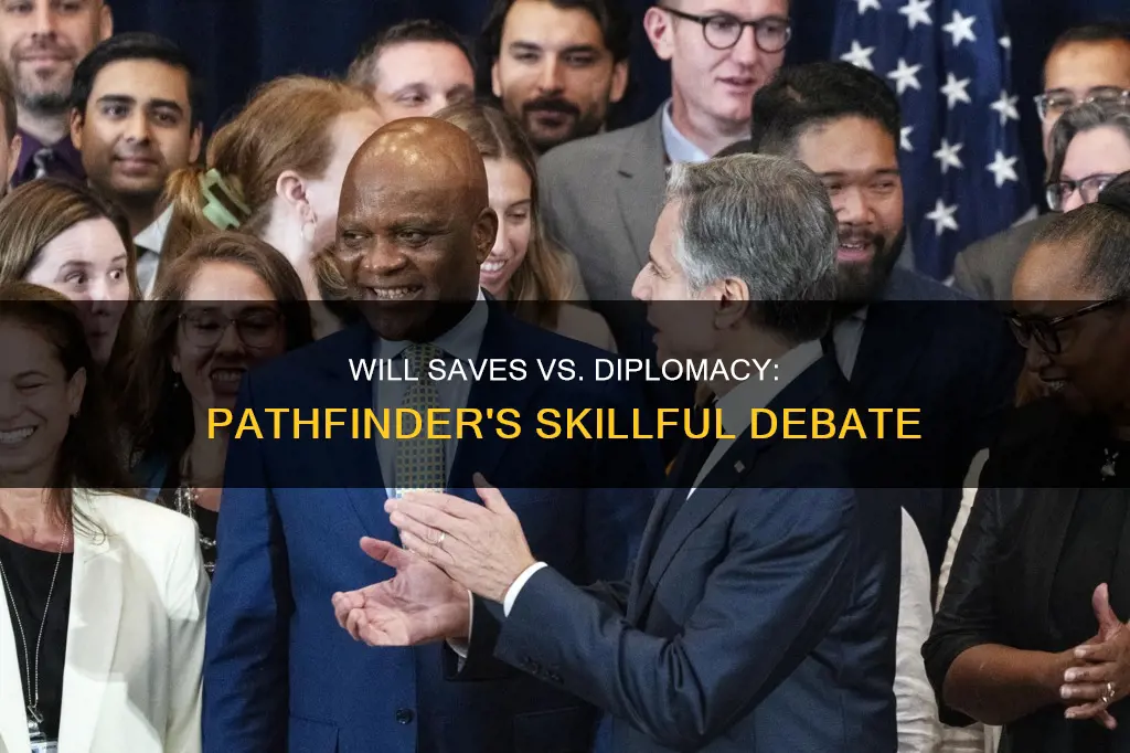 what is better in pathfinder will saves or diplomacy
