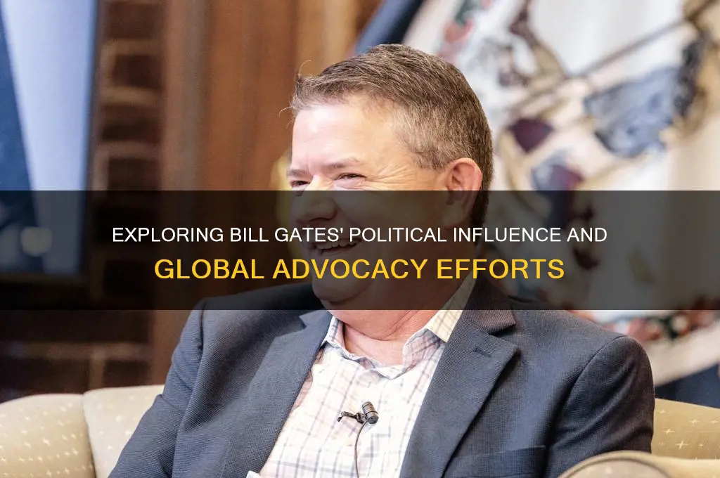 what is bill gates political