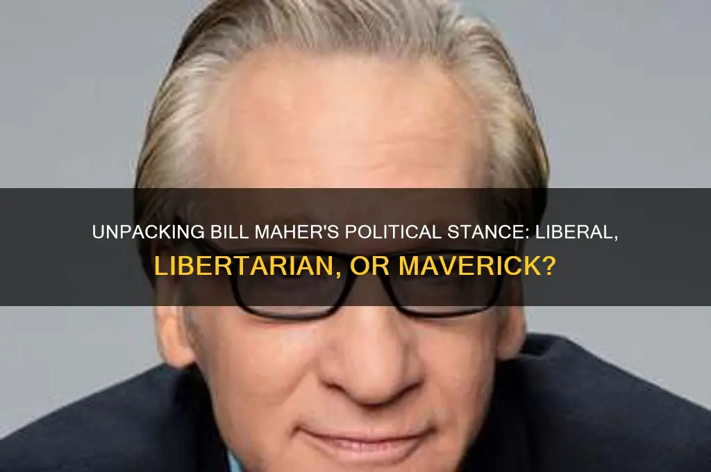 what is bill maher politically