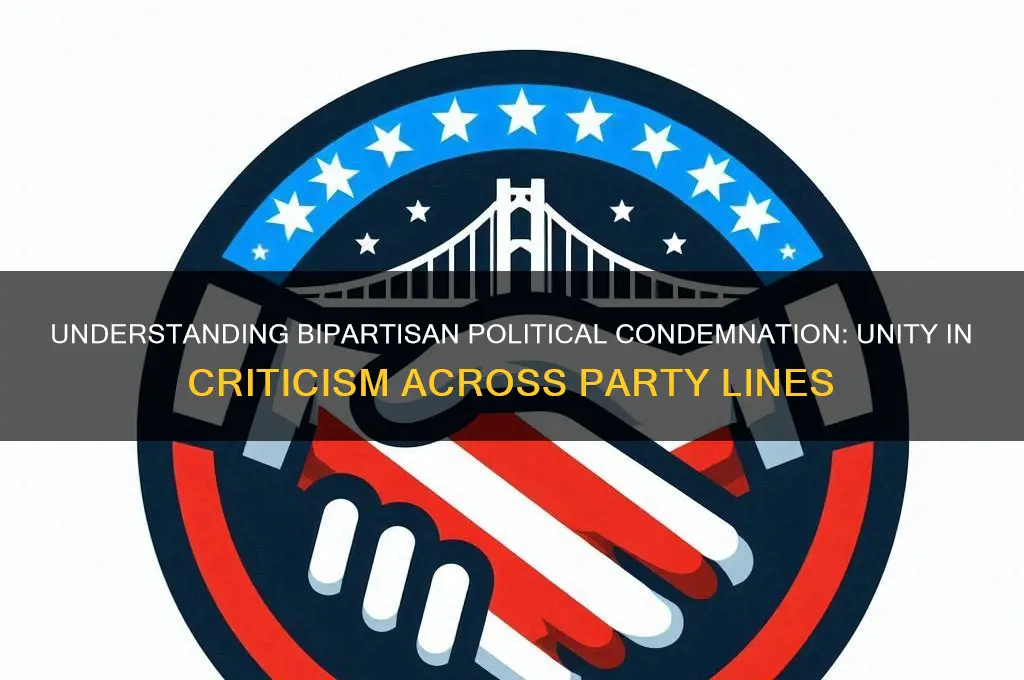 what is bipartisan political condemnation