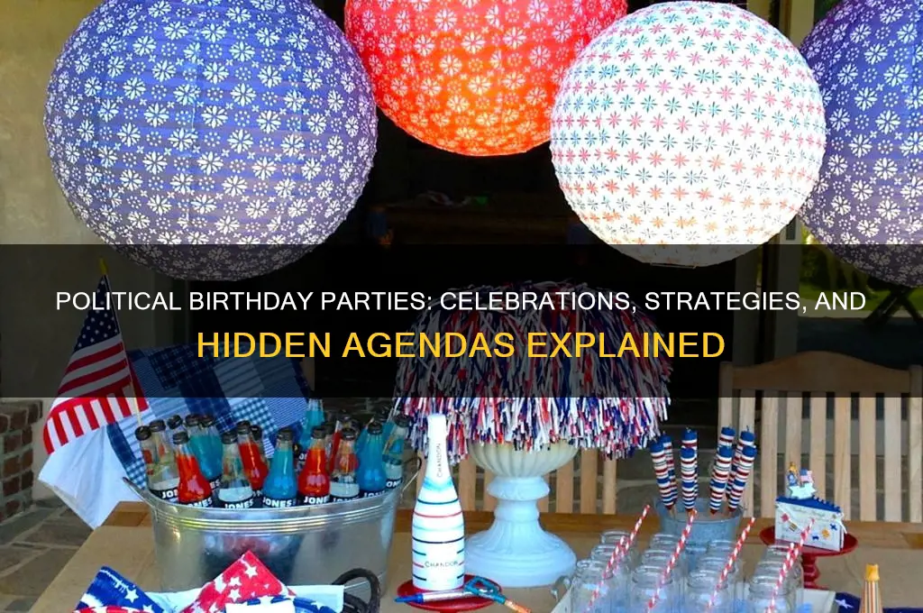 what is birthday party in politics