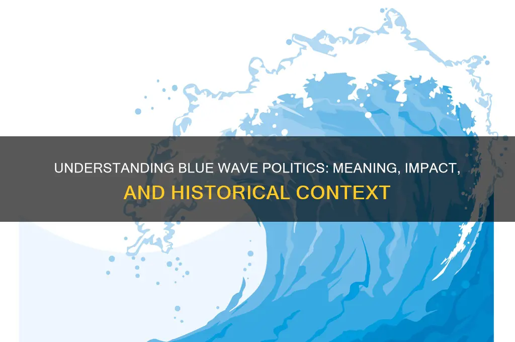 what is blue wave politics