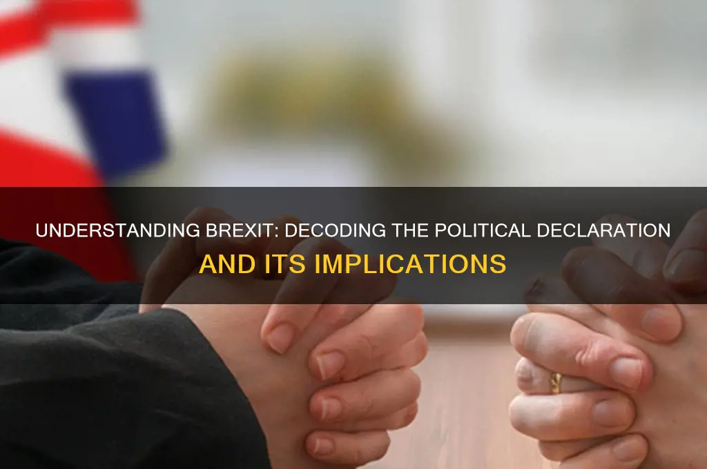 what is brexit political declaration
