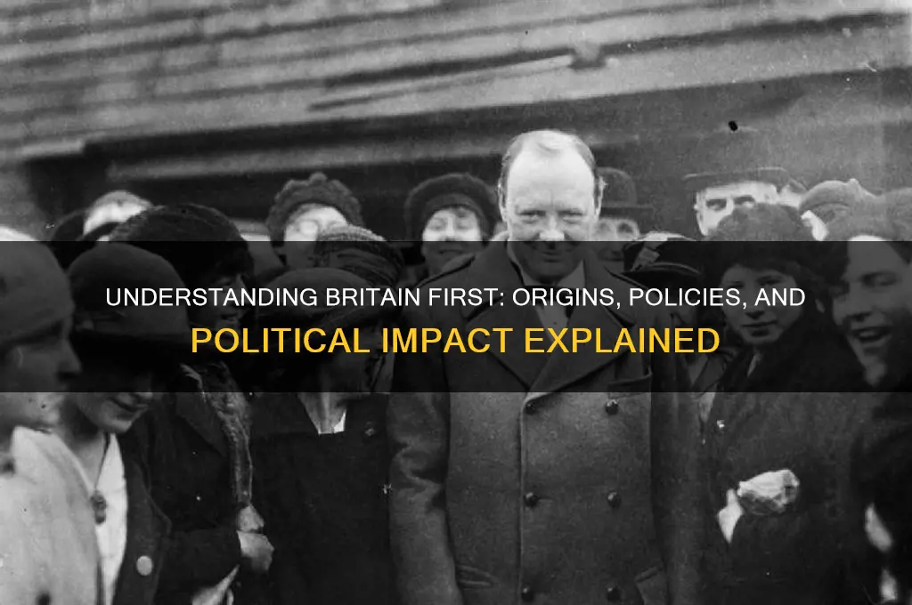 what is britain first political party