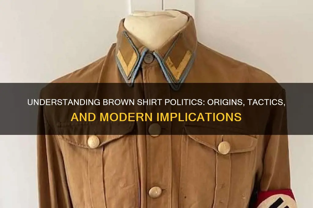 what is brown shirt politics