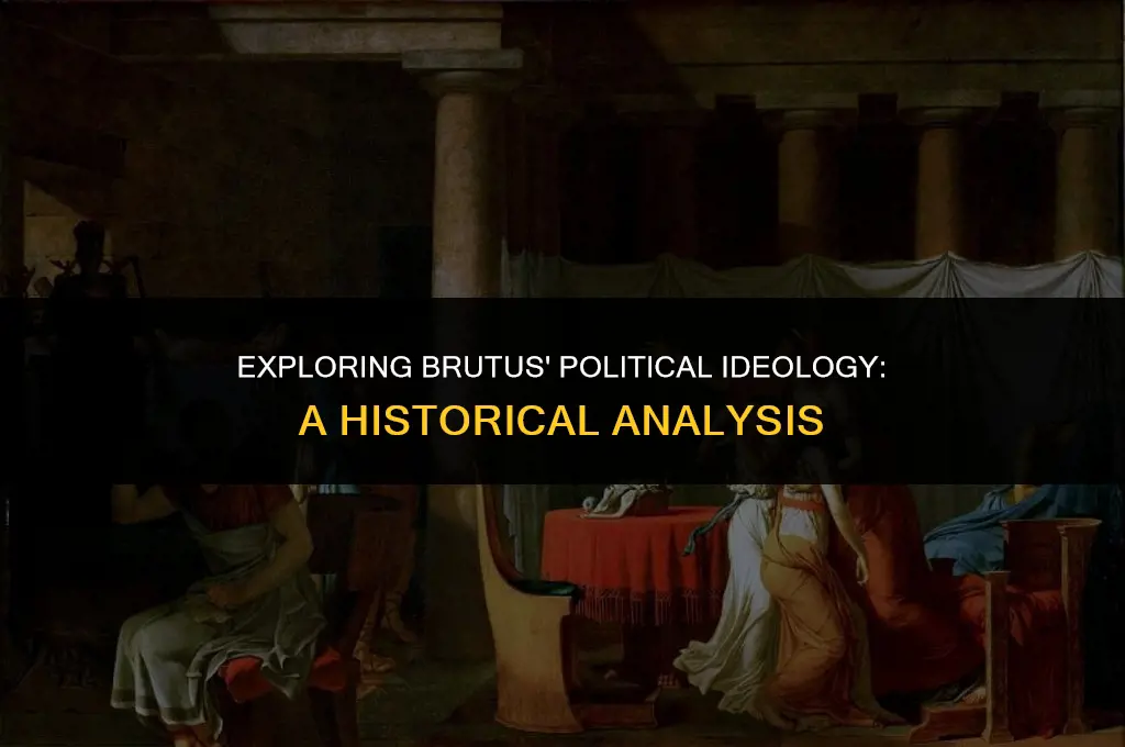 what is brutus s political view