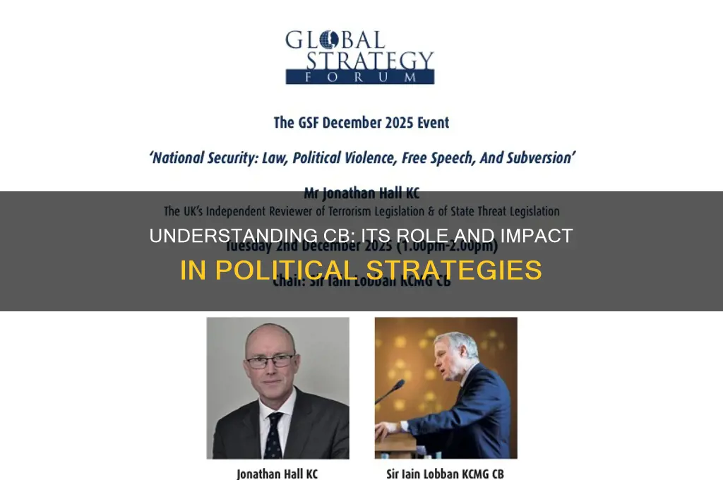 what is cb in politics