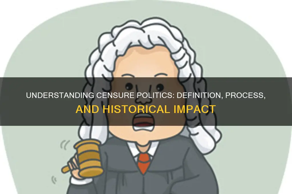 what is censure politics