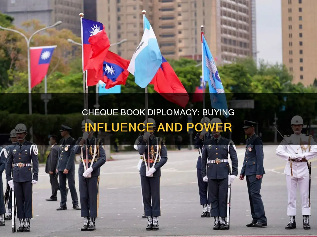 what is cheque book diplomacy