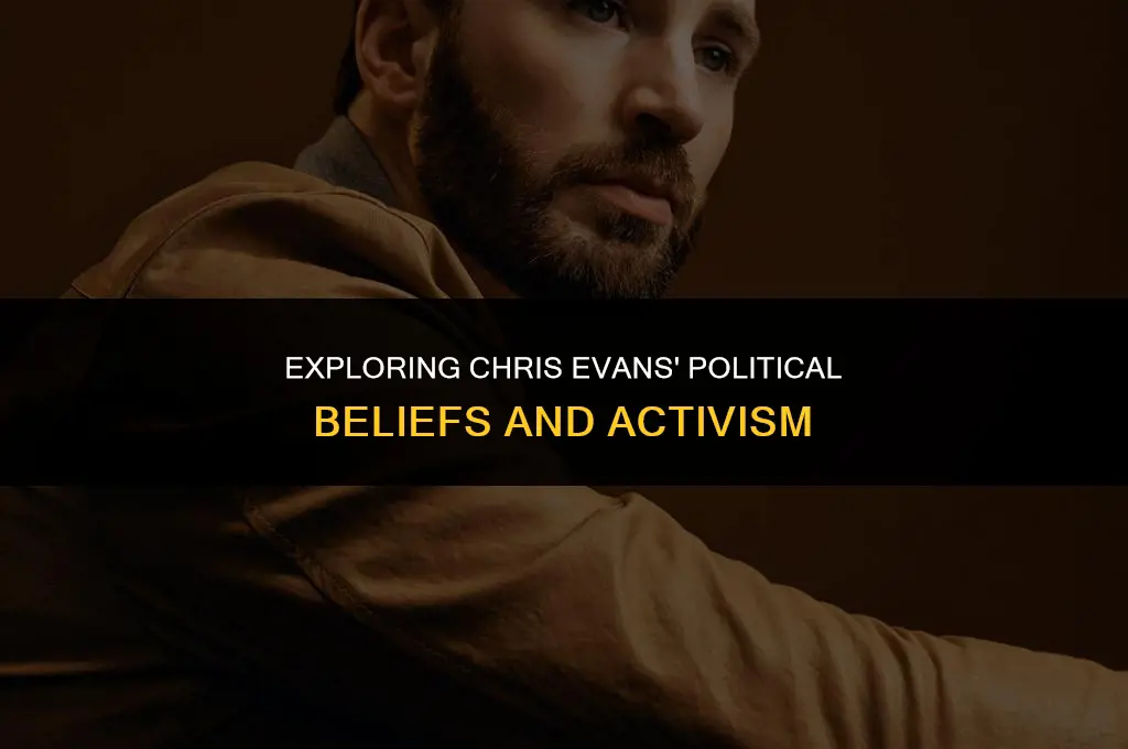 what is chris evans political views