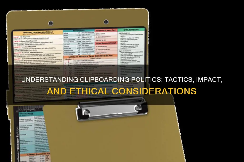 what is clipboarding politics