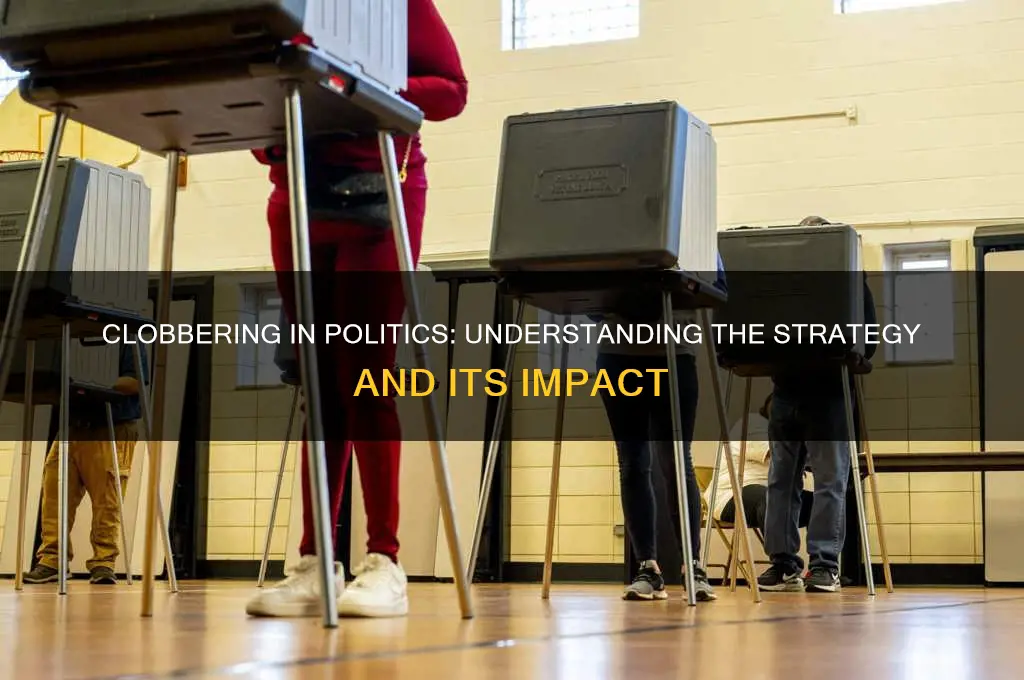 what is clobbering in politics