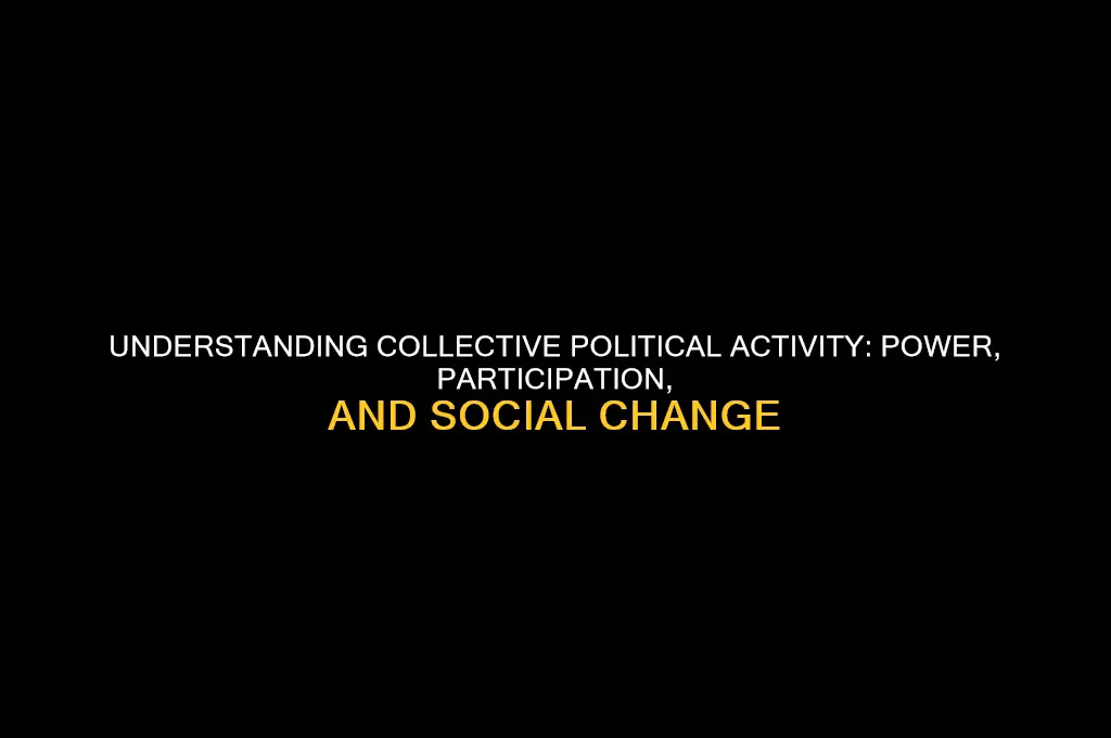 what is collective political activity