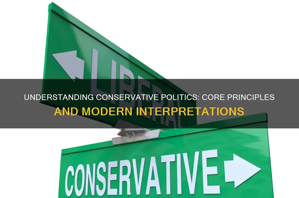 what is considered conservative politics