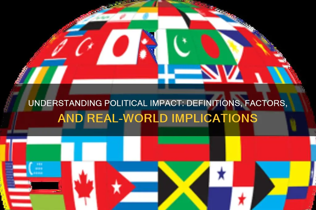 what is considered political impact
