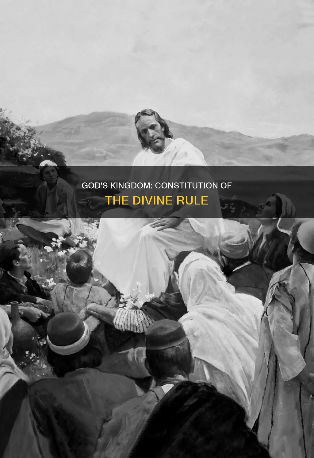 what is considered the constitution of the kingdom of god