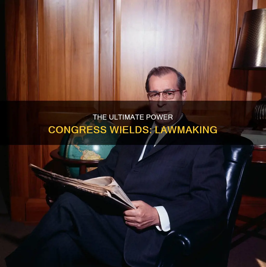 what is considered the most important power congress holds