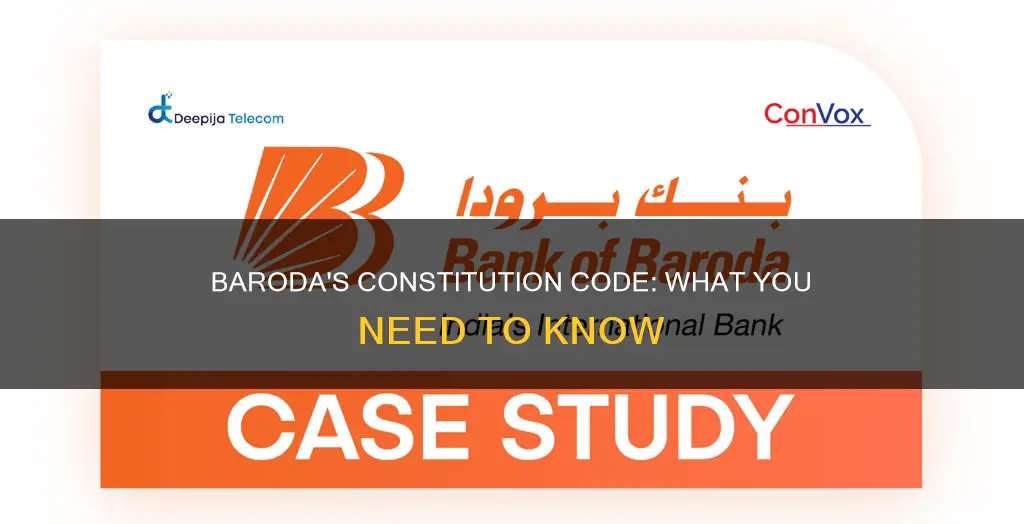 what is constitution code in bank of baroda